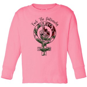 F The Patriarchy Toddler Long Sleeve Shirt