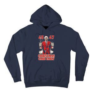 Funny Trump Present Came Early This Year 2024 Tall Hoodie