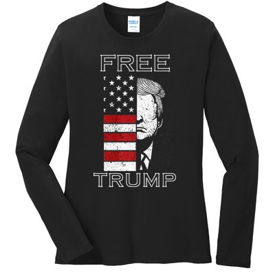 Free trump Premium Ladies Long Sleeve Shirt