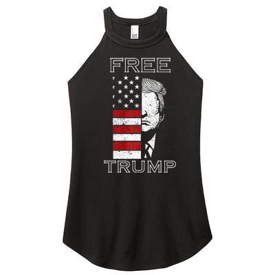 Free trump Premium Women’s Perfect Tri Rocker Tank