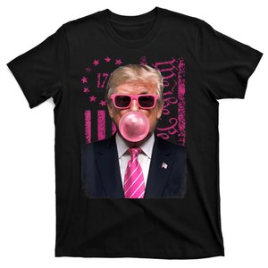 Funny Trump Pink Bubble Gum 2024 Trump Vance 2024 T-Shirt