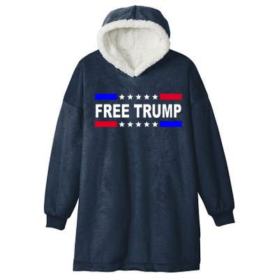 Free Trump Pro Donald Trump USA Election Hooded Wearable Blanket