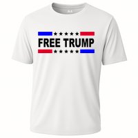 Free Trump Pro Donald Trump USA Election Cooling Performance Crew T-Shirt