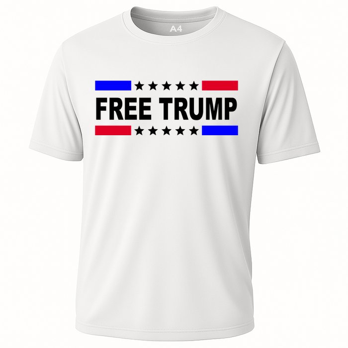 Free Trump Pro Donald Trump USA Election Cooling Performance Crew T-Shirt