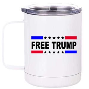 Free Trump Pro Donald Trump USA Election 12 oz Stainless Steel Tumbler Cup