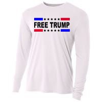 Free Trump Pro Donald Trump USA Election Cooling Performance Long Sleeve Crew