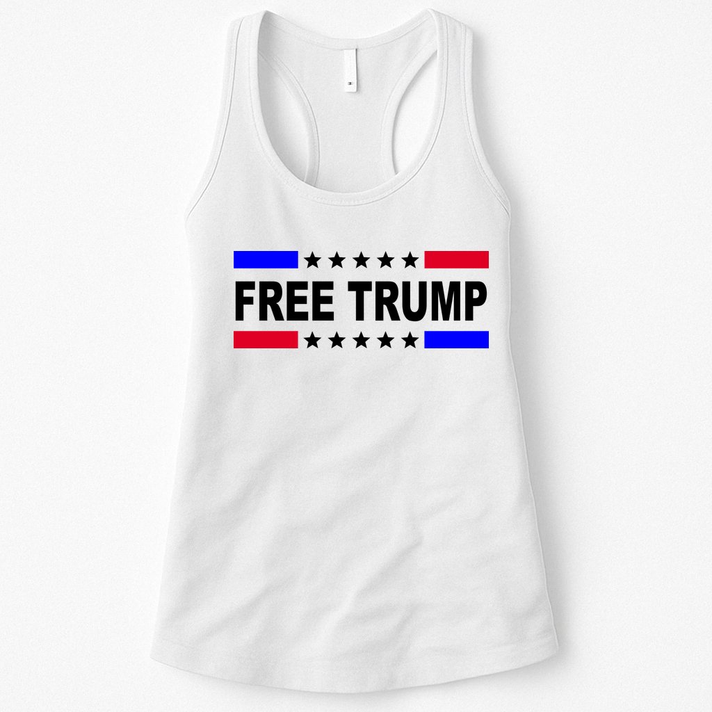 Free Trump Pro Donald Trump USA Election Womens Tank Top