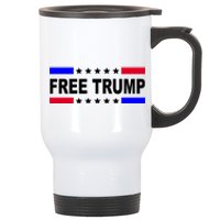 Free Trump Pro Donald Trump USA Election Stainless Steel Travel Mug