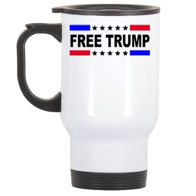 Free Trump Pro Donald Trump USA Election Stainless Steel Travel Mug