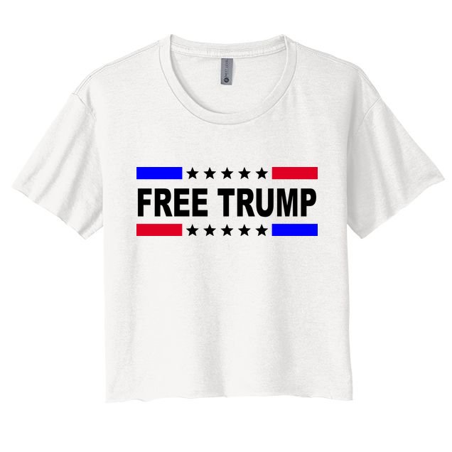 Free Trump Pro Donald Trump USA Election Crop Top