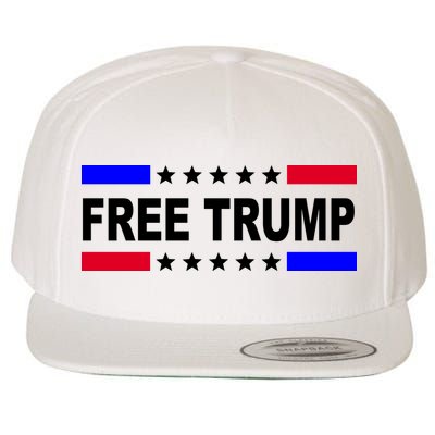 Free Trump Pro Donald Trump USA Election Wool Snapback Cap