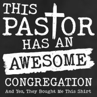 Funny This Pastor Has An Awesome Congregation 25L Jumbo Tote