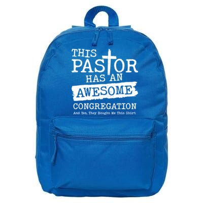 Funny This Pastor Has An Awesome Congregation 16 in Basic Backpack