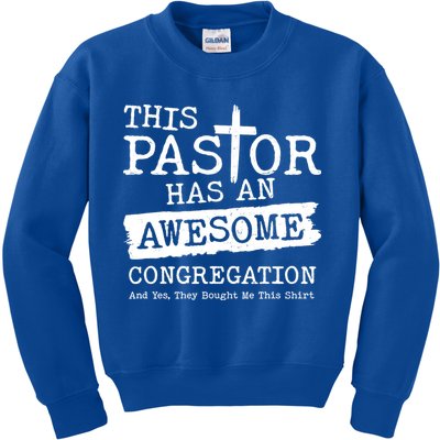 Funny This Pastor Has An Awesome Congregation Kids Sweatshirt