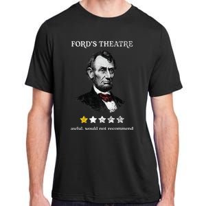 FordS Theater Presidential History Abe Lincoln Adult ChromaSoft Performance T-Shirt