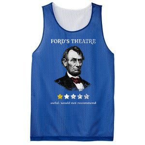 FordS Theater Presidential History Abe Lincoln Mesh Reversible Basketball Jersey Tank