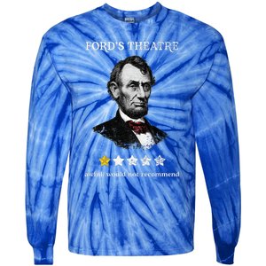 FordS Theater Presidential History Abe Lincoln Tie-Dye Long Sleeve Shirt