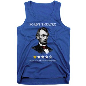 FordS Theater Presidential History Abe Lincoln Tank Top