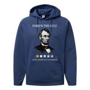 FordS Theater Presidential History Abe Lincoln Performance Fleece Hoodie