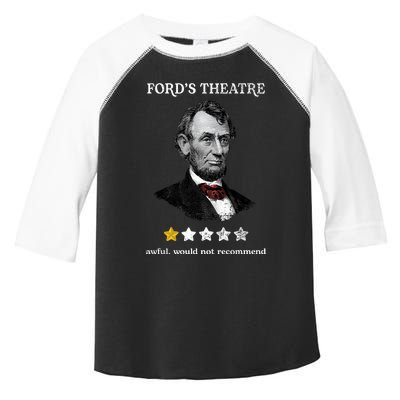 Fords Theater Presidential History Abe Lincoln Funny Toddler Fine Jersey T-Shirt