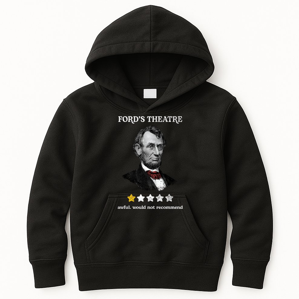 Fords Theater Presidential History Abe Lincoln Funny Kids Hoodie
