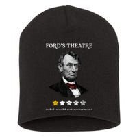 Fords Theater Presidential History Abe Lincoln Funny Short Acrylic Beanie