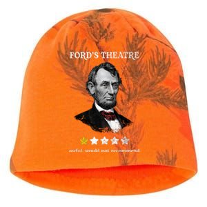 Fords Theater Presidential History Abe Lincoln Funny Kati - Camo Knit Beanie