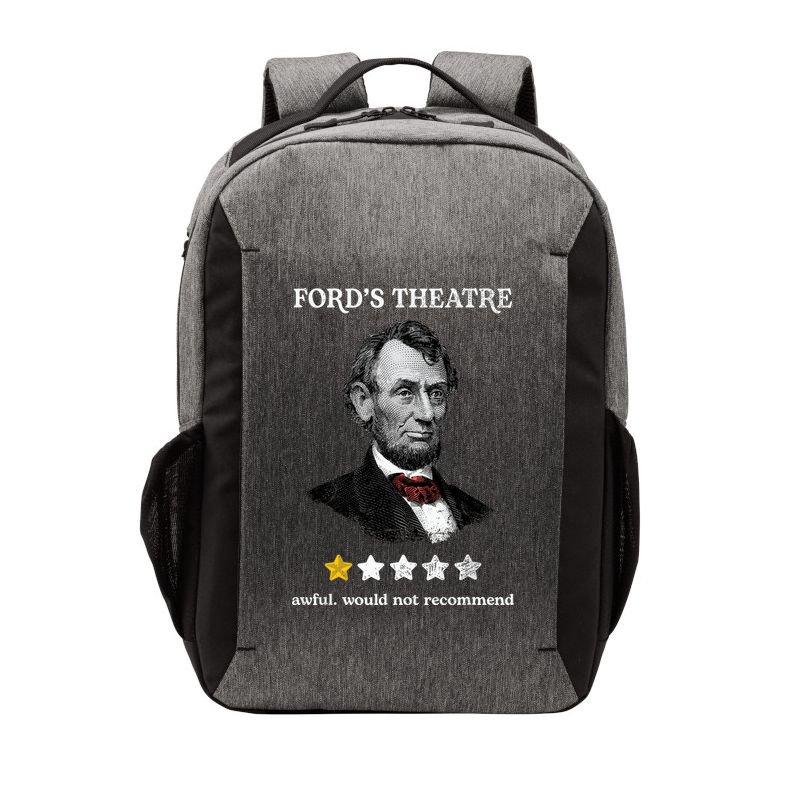 Fords Theater Presidential History Abe Lincoln Funny Vector Backpack