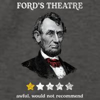 Fords Theater Presidential History Abe Lincoln Funny Vector Backpack