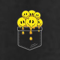 Funny Trippy Pocket Full Of Smiles 25L Jumbo Tote