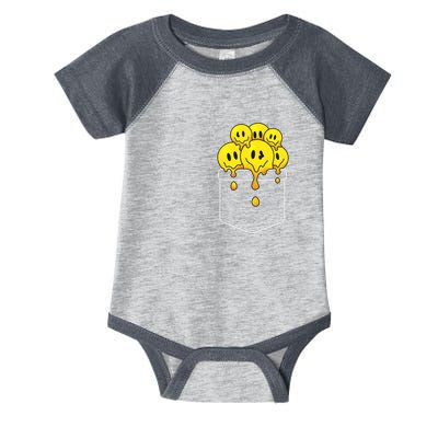 Funny Trippy Pocket Full Of Smiles Infant Baby Jersey Bodysuit