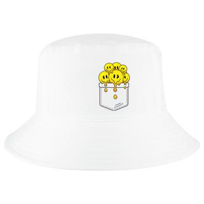 Funny Trippy Pocket Full Of Smiles Cool Comfort Performance Bucket Hat