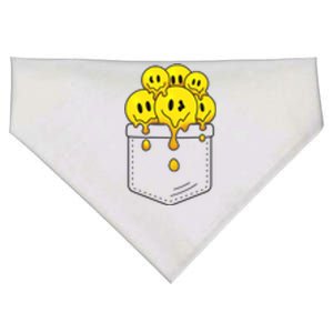 Funny Trippy Pocket Full Of Smiles USA-Made Doggie Bandana