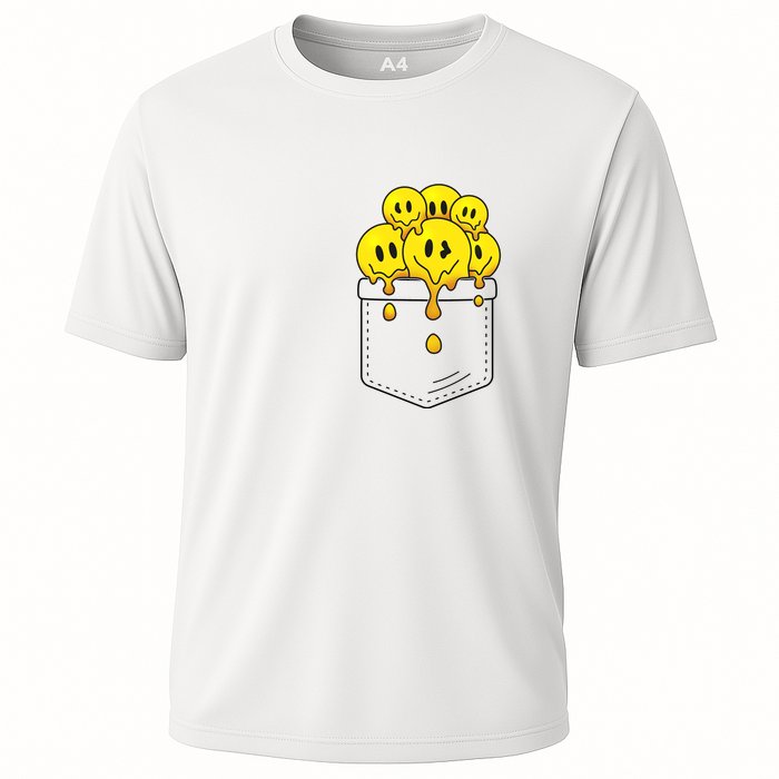 Funny Trippy Pocket Full Of Smiles Performance Shirt