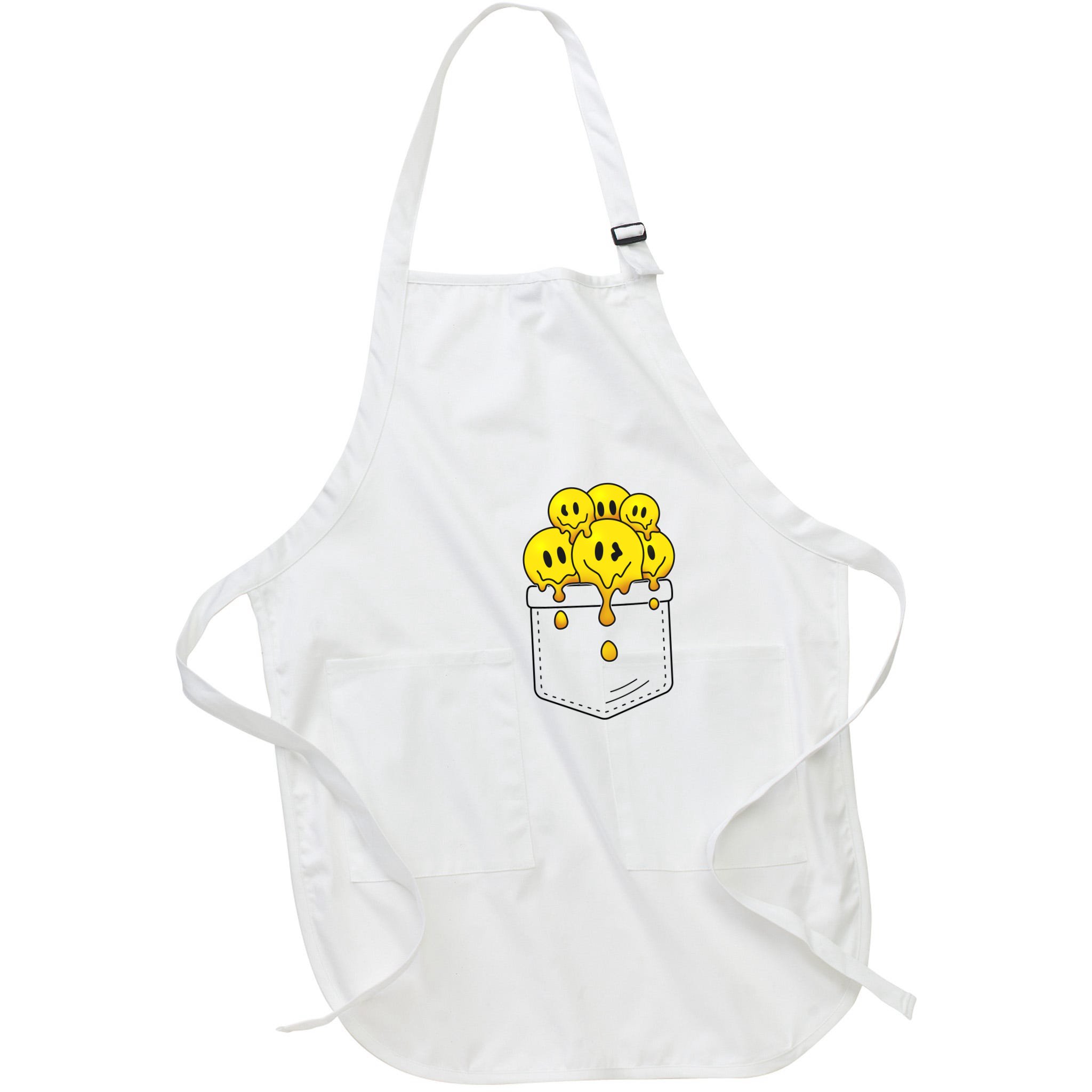 Funny Trippy Pocket Full Of Smiles Apron