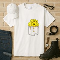 Funny Trippy Pocket Full Of Smiles Tall T-Shirt