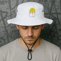 Funny Trippy Pocket Full Of Smiles Bucket Hat