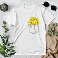 Funny Trippy Pocket Full Of Smiles Premium T-Shirt