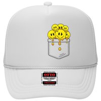 Funny Trippy Pocket Full Of Smiles Trucker Hat