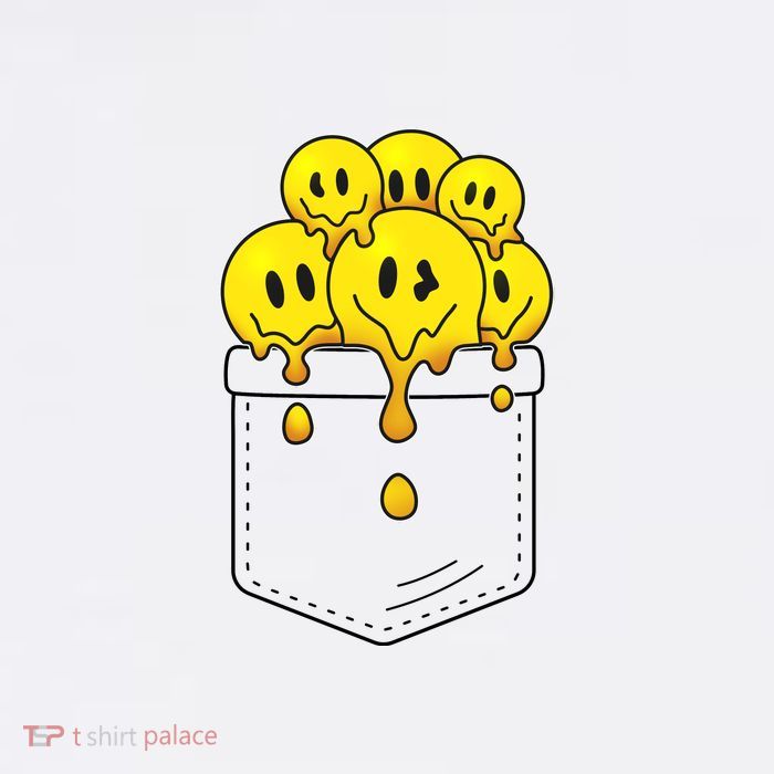 Funny Trippy Pocket Full Of Smiles Tank Top