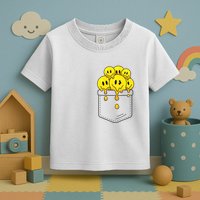 Funny Trippy Pocket Full Of Smiles Toddler T-Shirt