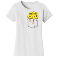 Funny Trippy Pocket Full Of Smiles Women's T-Shirt