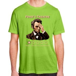 Fords Theater Presidential History Abe Lincoln Funny Adult ChromaSoft Performance T-Shirt