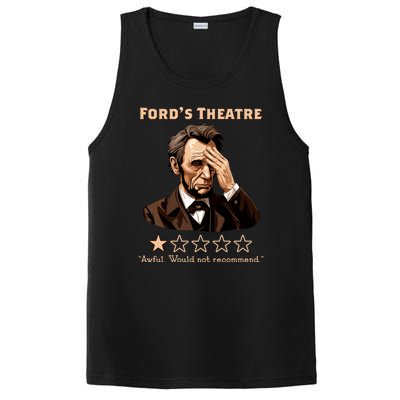 Fords Theater Presidential History Abe Lincoln Funny PosiCharge Competitor Tank