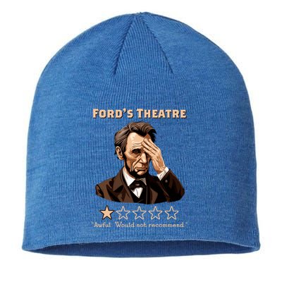 Fords Theater Presidential History Abe Lincoln Funny Sustainable Beanie