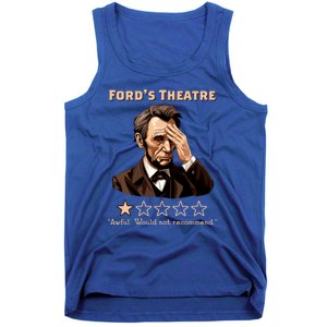 Fords Theater Presidential History Abe Lincoln Funny Tank Top