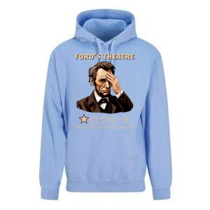 Fords Theater Presidential History Abe Lincoln Funny Unisex Surf Hoodie