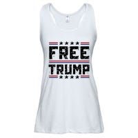 Free Trump Pro Republican Political Ladies Essential Flowy Tank