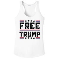 Free Trump Pro Republican Political Ladies PosiCharge Competitor Racerback Tank