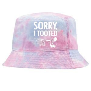 Funny Trumpet Player Design For Men Women Trumpet Trumpeter Tie-Dyed Bucket Hat